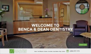 Tukwila dentist new website