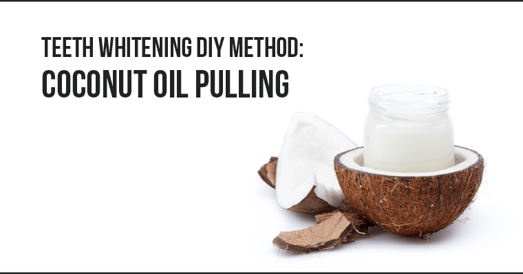 Can coconut oil pulling be used as a teeth whitening DIY method?